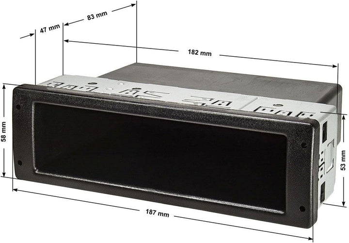 tomzz Audio 2456-001 Radioblende Set Profi-Version extrem stabil kompatibel mit Volvo S40 V40 Faceli