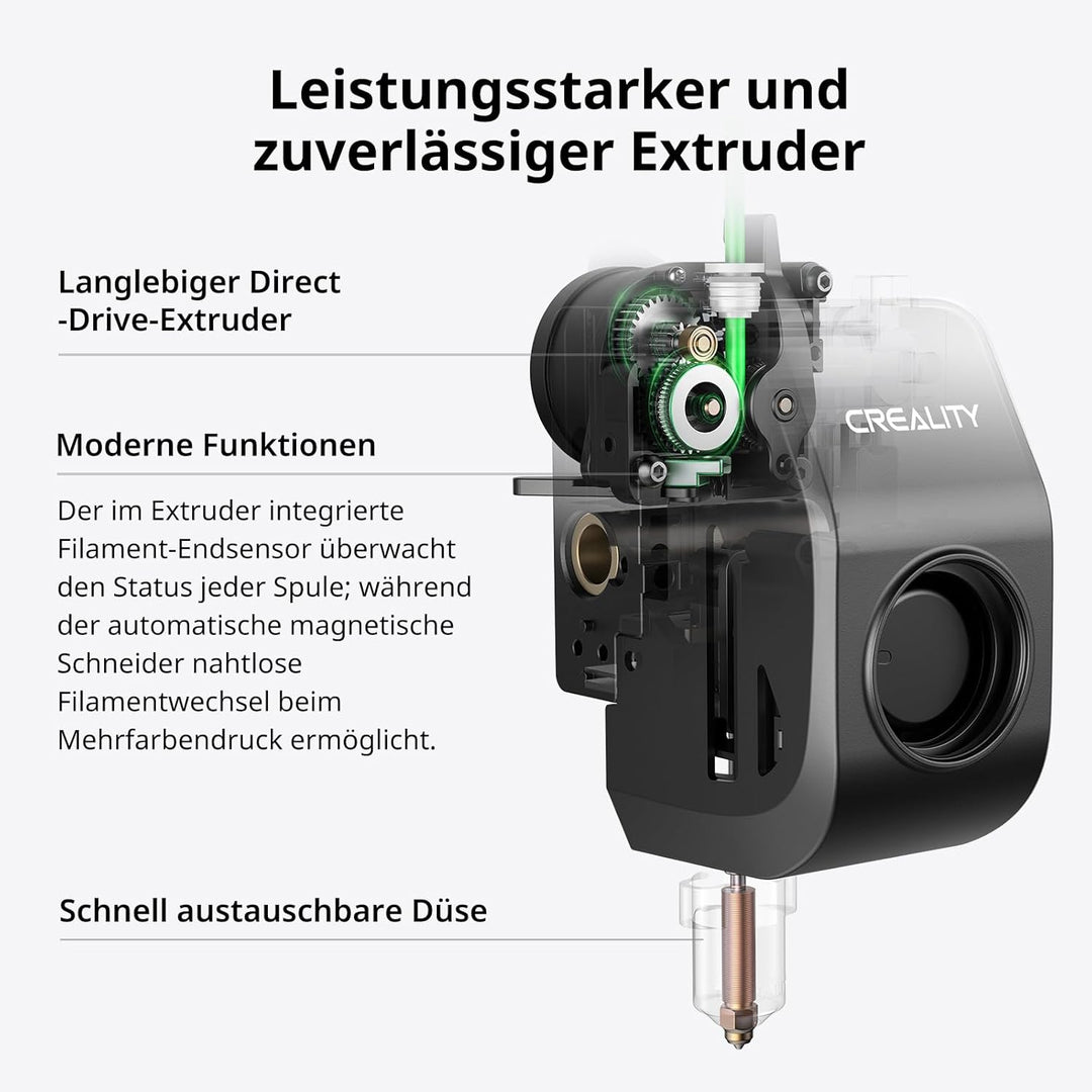 Creality K2 SE 3D-Drucker 2026, Multicolor-fähig mit CFS (optional), bis zu 500 mm/s Hochgeschwindig
