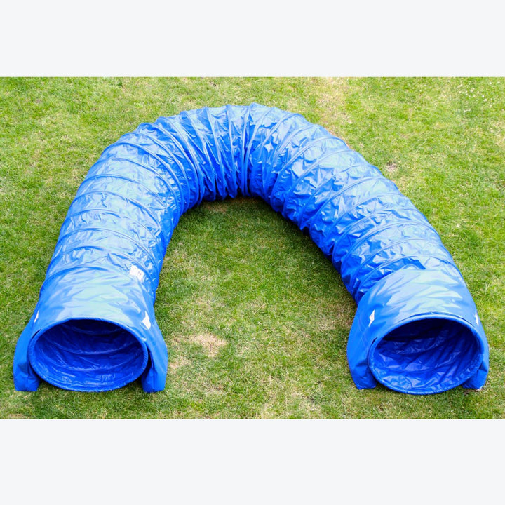 Callieway® Dog Agility Tunnel Profi Hunde Tunnel Agility Gerät (Stützsandsäcke bereits inklusive) (6