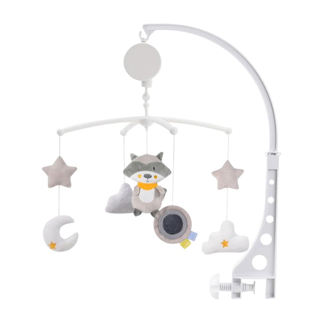 Baby Mobile, Crib Hanging Toy, Soothing Music Box with Photo Pendant, Gentle Wind Chime Decoration,