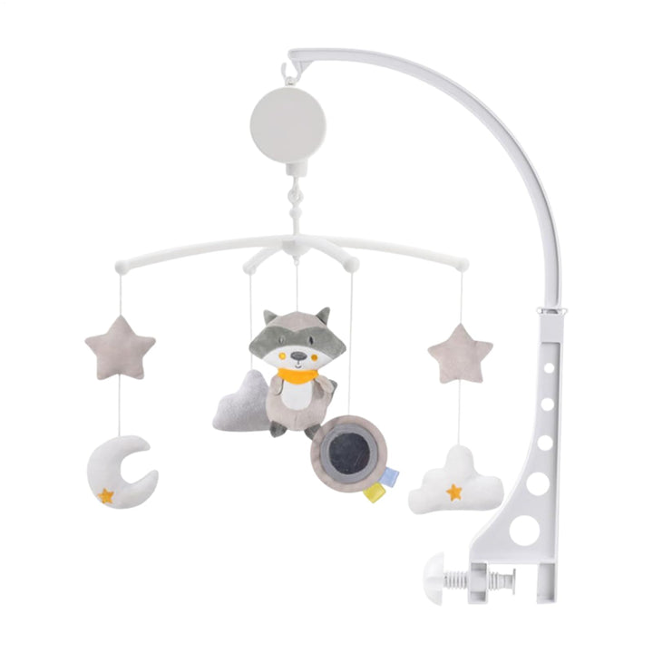 Baby Mobile, Crib Hanging Toy, Soothing Music Box with Photo Pendant, Gentle Wind Chime Decoration,