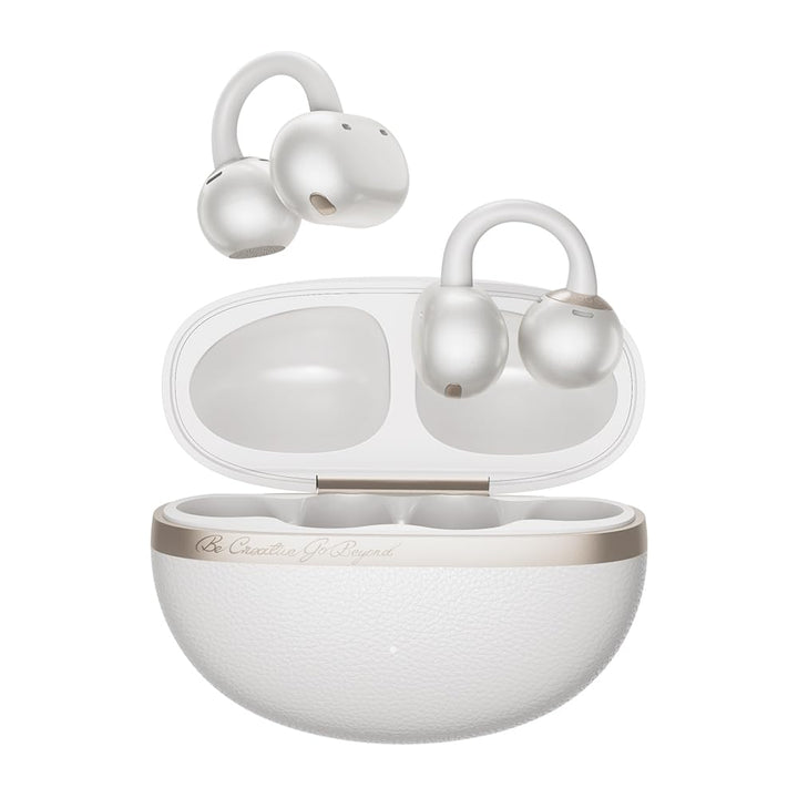 QCY Crossky C50 Open Ear Kopfhör,Clip on kopfhörer kabellos Bluetooth,Kraftvoller Bass,Geräuschunter