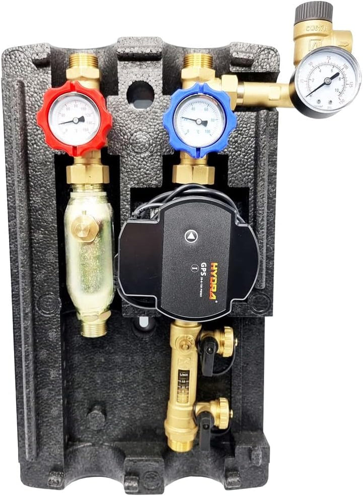 Solarstation 2-Strang-Pumpengruppe Hocheffizienzpumpe Hydra GPS I 20-8-130 PWM2