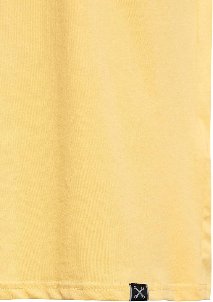 King Kerosin Herren Classic T-Shirt | Kurzarm Shirt | Basic Shirt | Regular Fit | Front-Print | Retr