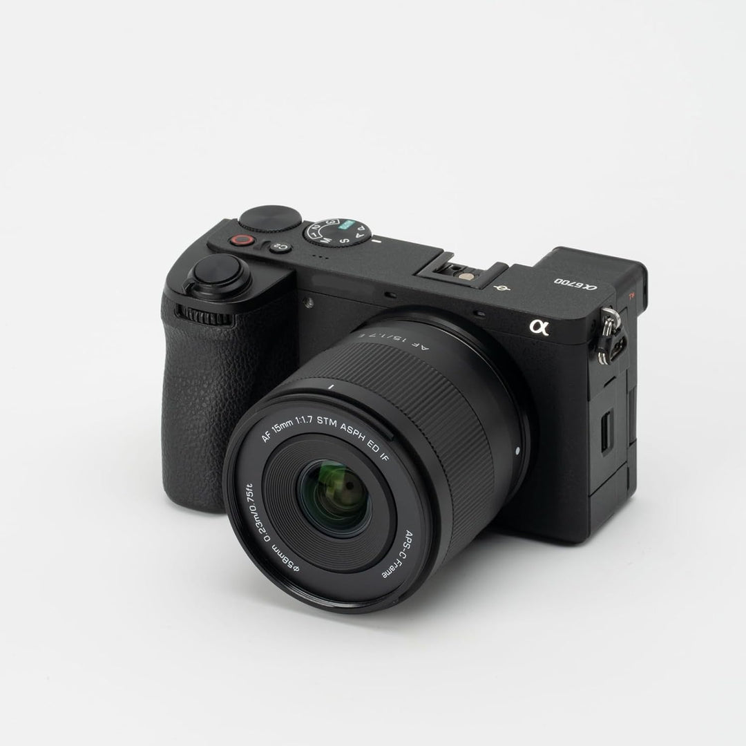 VILTROX 15mm F1.7 E-Mount-Objektiv für Sony, APS-C Ultraweitwinkel-Autofokus-Objektiv für Sony E-Mou