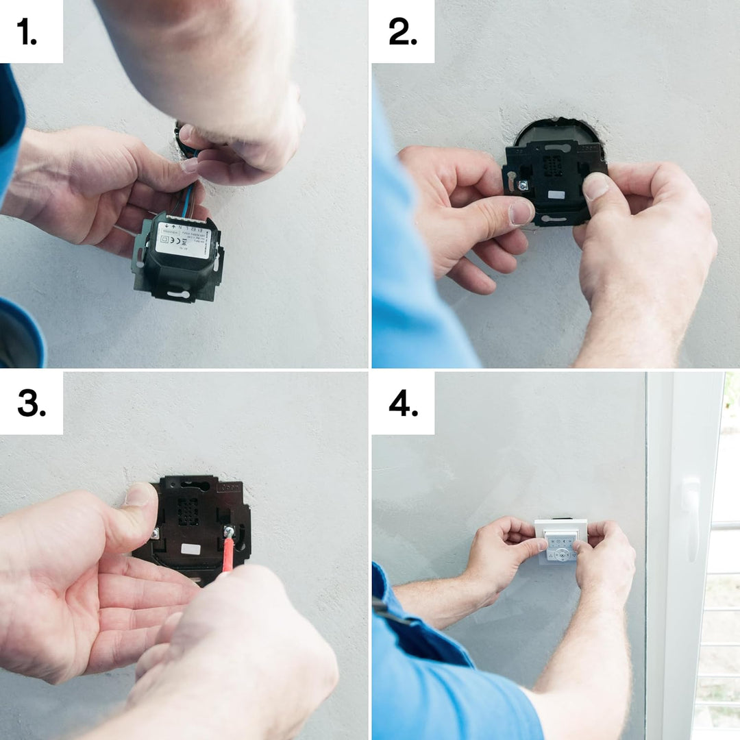 HOMEPILOT - Zeitschaltuhr Classic Smart | Funkfähige Steuerung speziell für Rollladenmotoren in jede