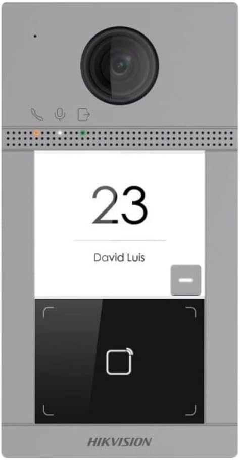 Hikvision IP-Video-Türsprechanlage Kit für Villa oder Haus. nur eine Ruftaste. DS-KIS604-S(C)(O-STD)