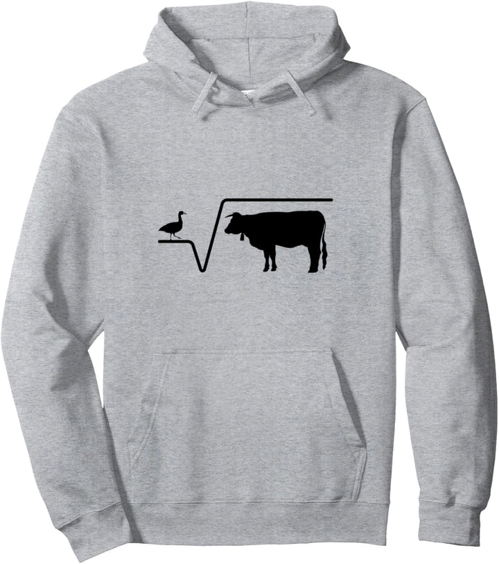 N-te Wurzel Aus Q Ente Wurzel Kuh Spruch Lustiger Mathe-Lehr Pullover Hoodie
