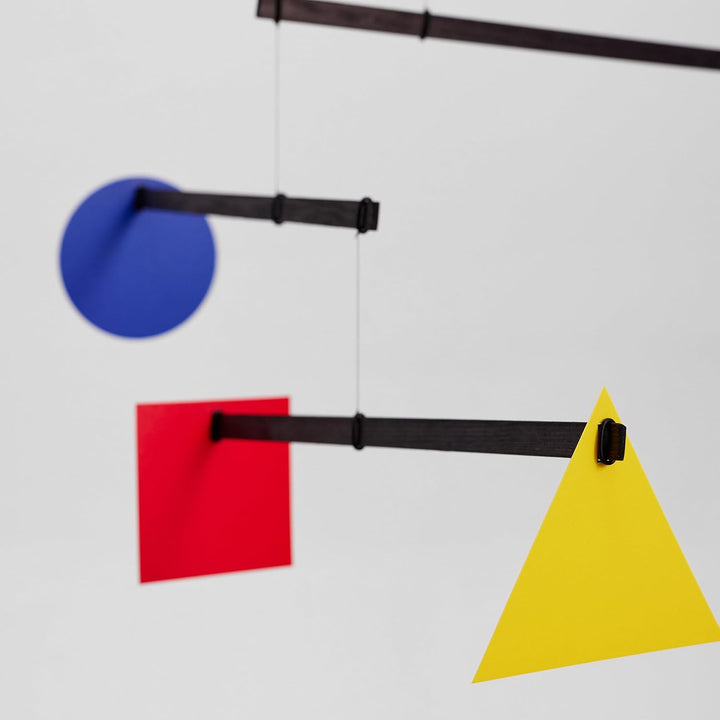 Flensted Mobiles f428 Bauhaus Mobile, Stahl, Mehrfarbig, 35x62 cm