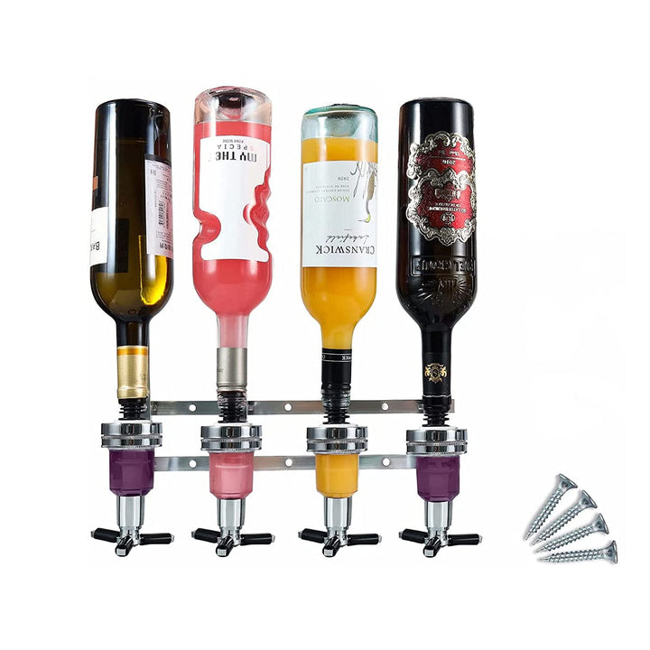 Flaschenhalter Wand und Dosierer, Baroptik für Homebar, Optik Spender für Spirituosen, Bar Butler Ge