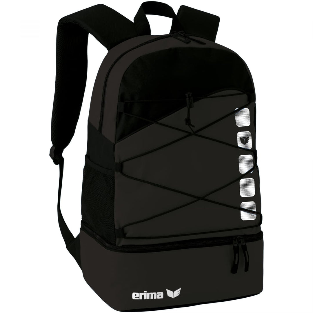 Erima Rucksack Club 5 Multifunktionsrucksack mit Bodenfach Einheitsgrösse Black/Black, Einheitsgröss