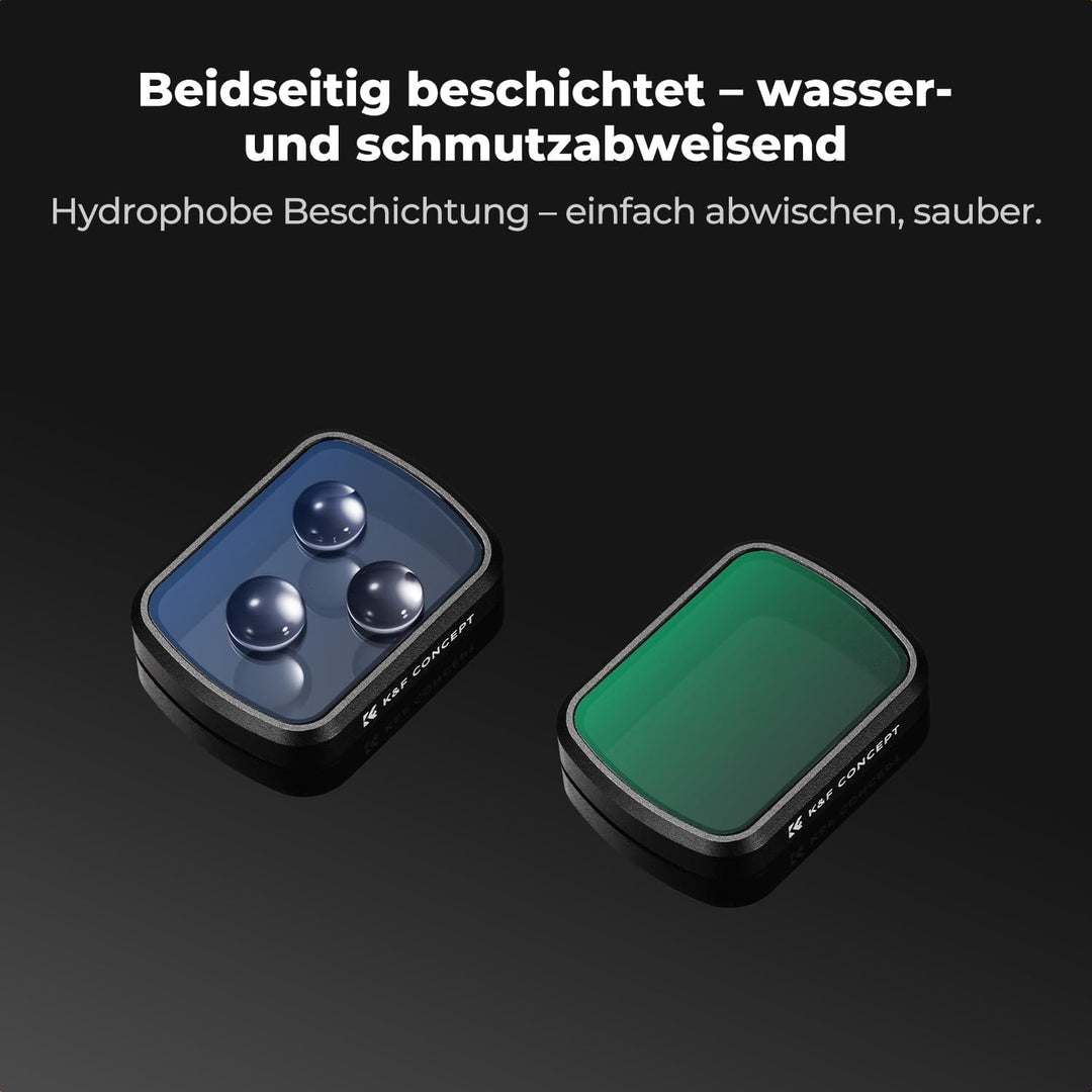 K&F CONCEPT Magnetisches Weitwinkelspiegel, Schwarzer Weichzeichner und Kaltlichtspiegel Set, kompat