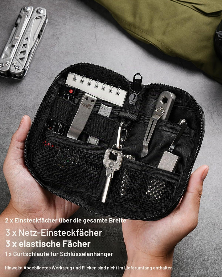 VIPERADE VE10 EDC Multitool Pouch Organizer Multifonction Durable Nylon Tool Pocket Pouch Tools Sche