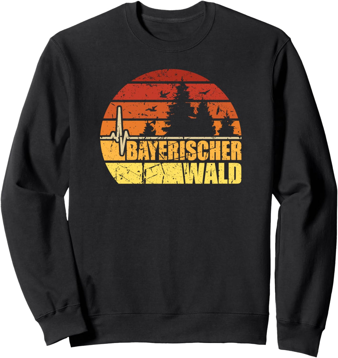 Bayerischer Wald wandern Sweatshirt