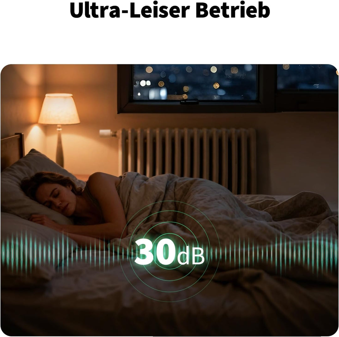 Aqara Smartes Heizkörperthermostat W600(Verbesserte Version), Zigbee/Thread Thermostat, Energiespare