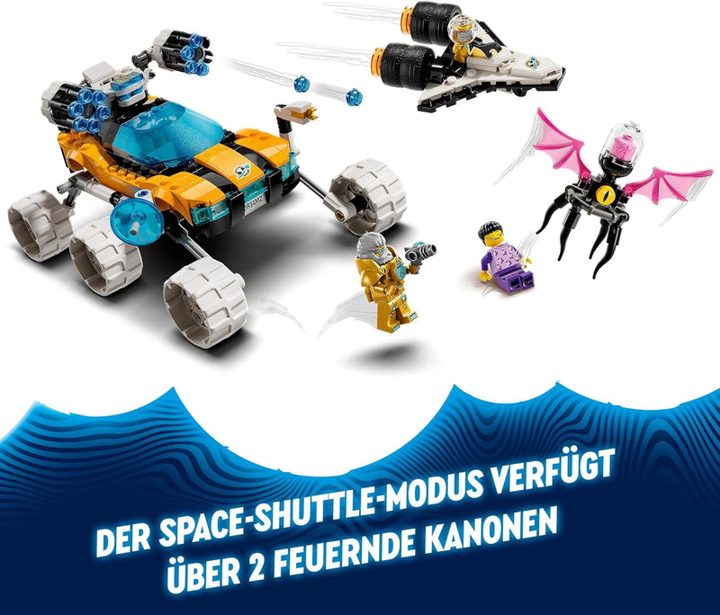 LEGO DREAMZzz 2-in-1 Der Weltraumbuggy von Mr. Oz, Set mit Spielzeug-Auto oder Space Shuttle, inklus