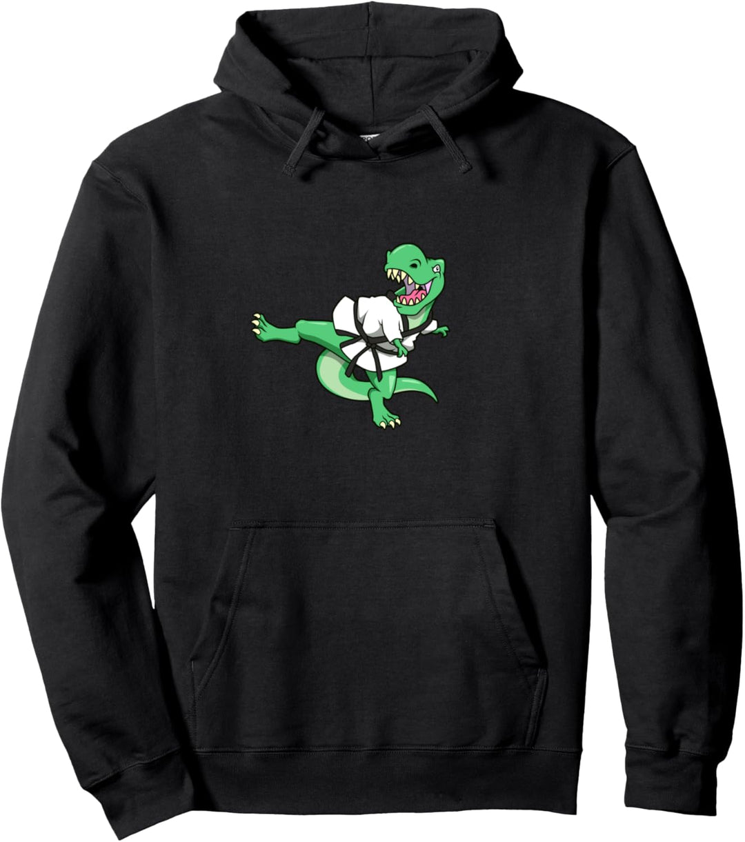 Cartoon TREX macht Hapkido Pullover Hoodie