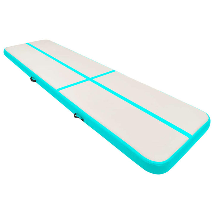 Aufblasbare Gymnastikmatte mit Pumpe, Turnmatte, Gymnastics Mat, Tumbling Matte, Airmatte, 800x100x2