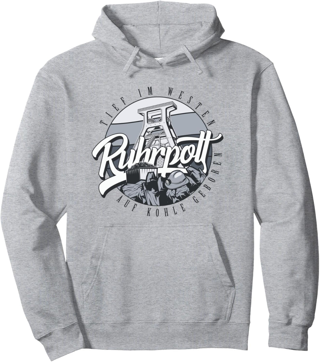 Ruhrpott - Förderturm Badge Pullover Hoodie