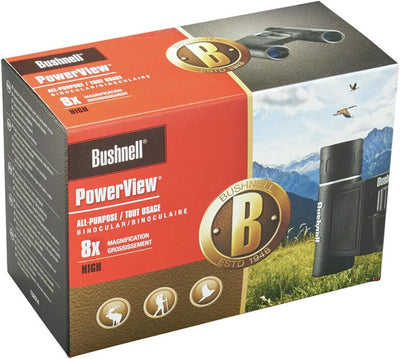 Bushnell Fernglas 8x21 Powerview - kompakt, klein, leicht, handlich, perfekt für Unterwegs, 132514 8