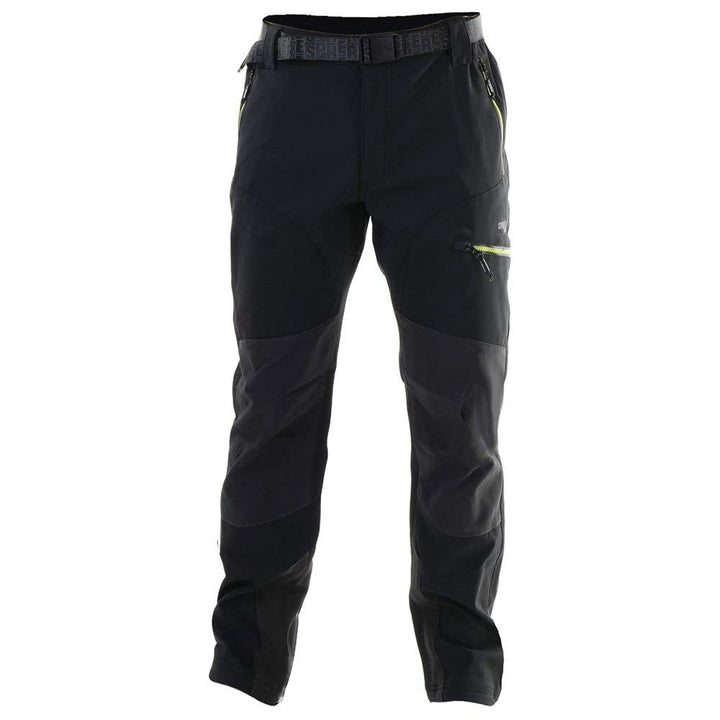 SPHERE-PRO Herren Cargo Pantalón Trekking Hombre 50 Schwarz / Anthrazit / Limette, 50 Schwarz / Anth