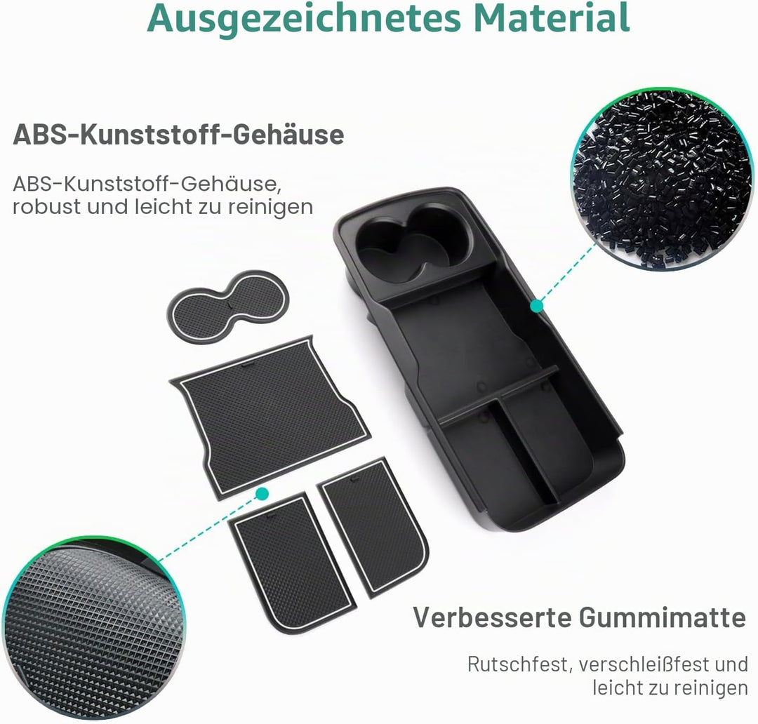 GAFAT Ki-a EV6 2021-2024 2025 Mittelkonsole Aufbewahrungsbox, EV6 2023 Organizer Tray Handschuhfach