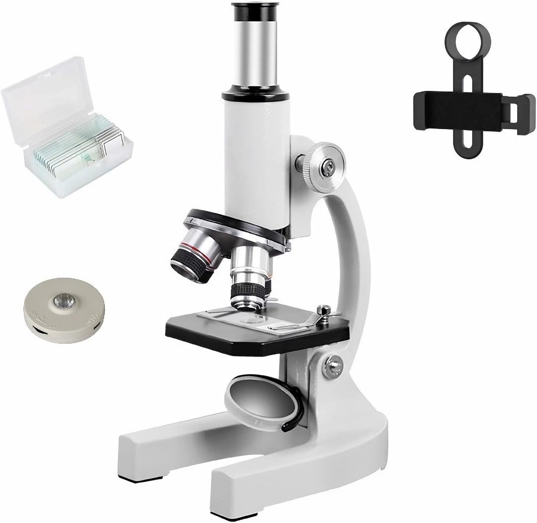Mikroskop für Studenten und Erwachsene, 200-4000X Vergrösserung, leistungsstarkes biologisches Bildu