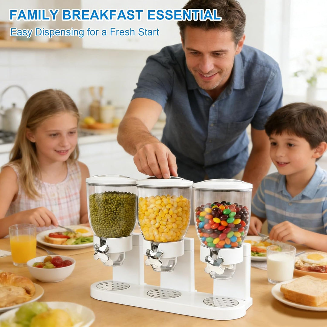 Cereal Dispenser Countertop 2L, Luftdichter Müslispender für die Organisation des Küchenvorratsraums