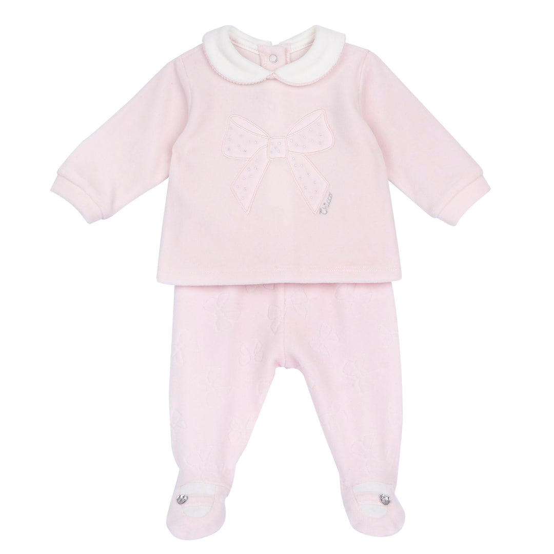Chicco, Babyset Mit T-Shirt Und Leggings, Aus Weichem Nicki, Babykleidung Für 0-24 Monate, Designed