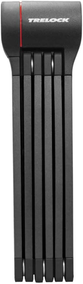 Trelock 8005522 Faltschloss FS 480 Cops, schwarz, 100cm Single, Single