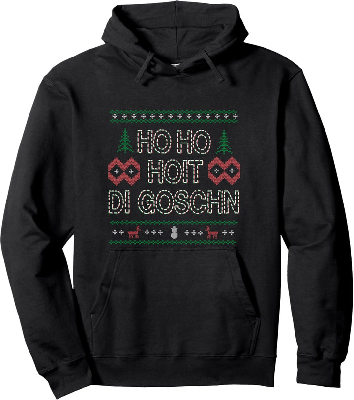 Ho Ho Hoit Di Goschn Ugly Christmas Partnerlook Weihnachten Pullover Hoodie