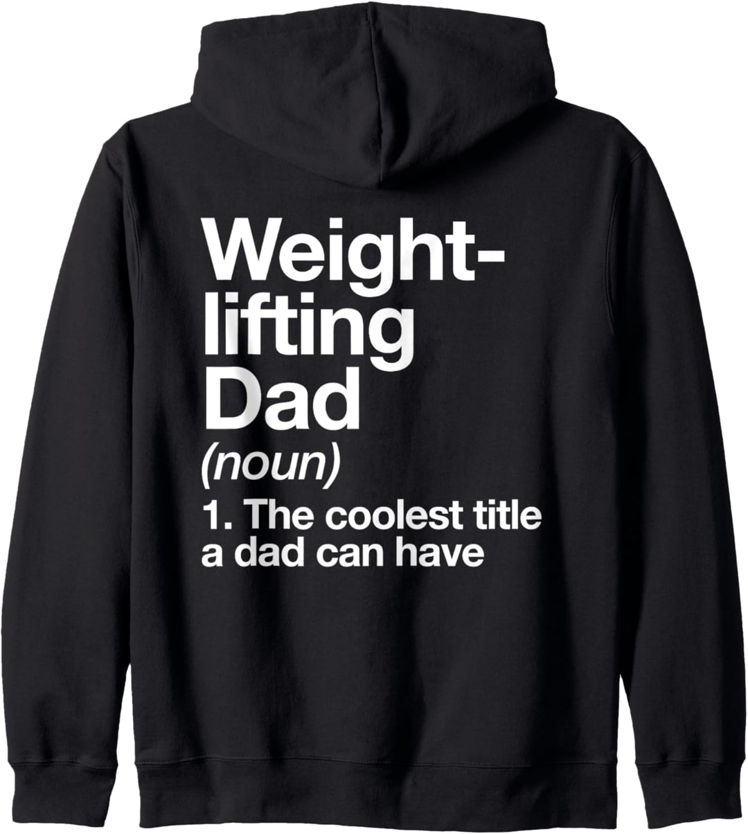 Gewichtheben Dad Definition Lustige Sports Kapuzenjacke