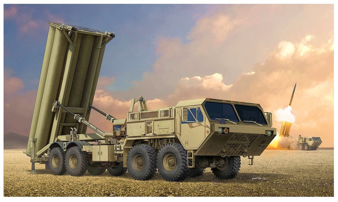 Model plastikowy Terminal Obrony Obszaru WysokoÅ›ciowego (THAAD)