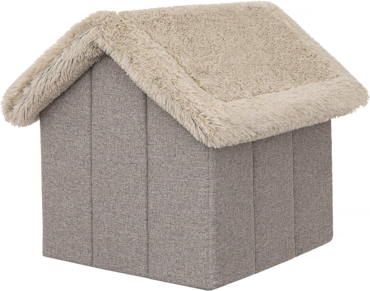 DOGGY Hundehütte Katzenhütte Hundehöhle Hundehaus Katzenhaus Hütte Höhle Hundekissen Katzenkissen Ha