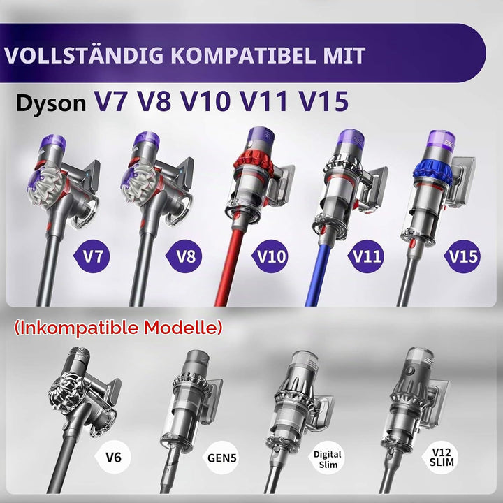 Torque Drive Bodendüse für Dyson V7 V8 V10 V11 V15 Anti-Tangle EinstellbareSaugkraft Elektrische Bod