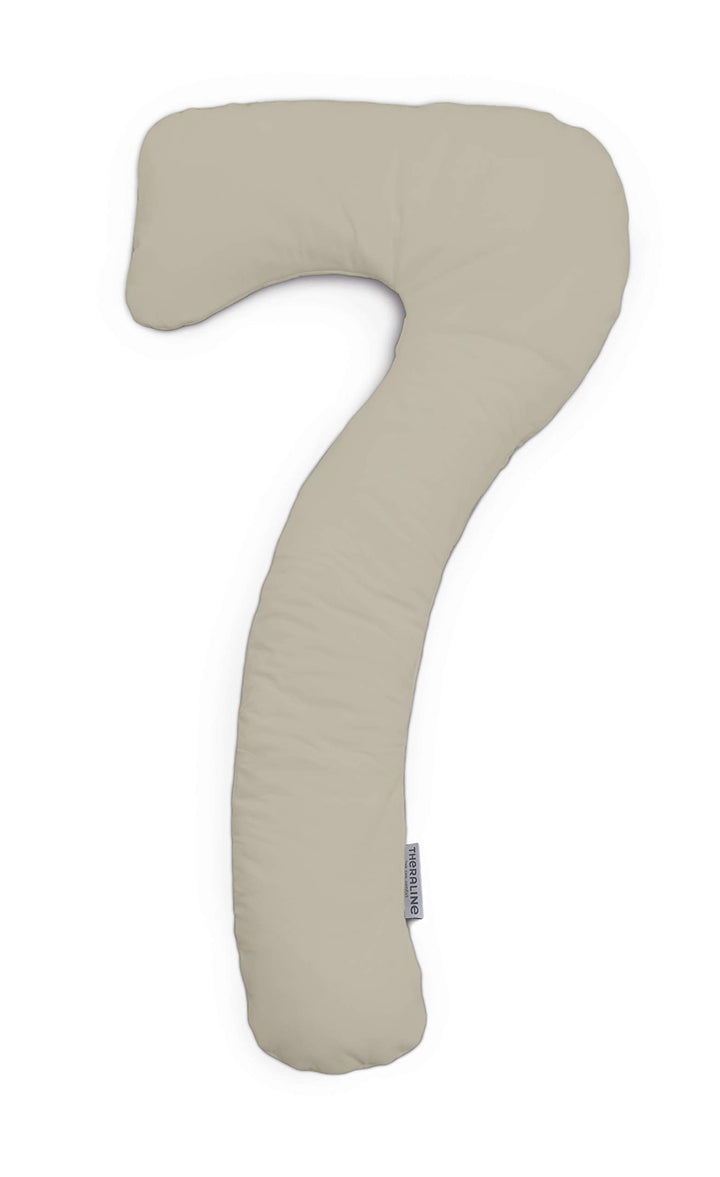 Theraline Aussenbezug für my7 - Seitenschläferkissen | Lehmgrau Bambus-Kollektion, Lehmgrau Bambus-k