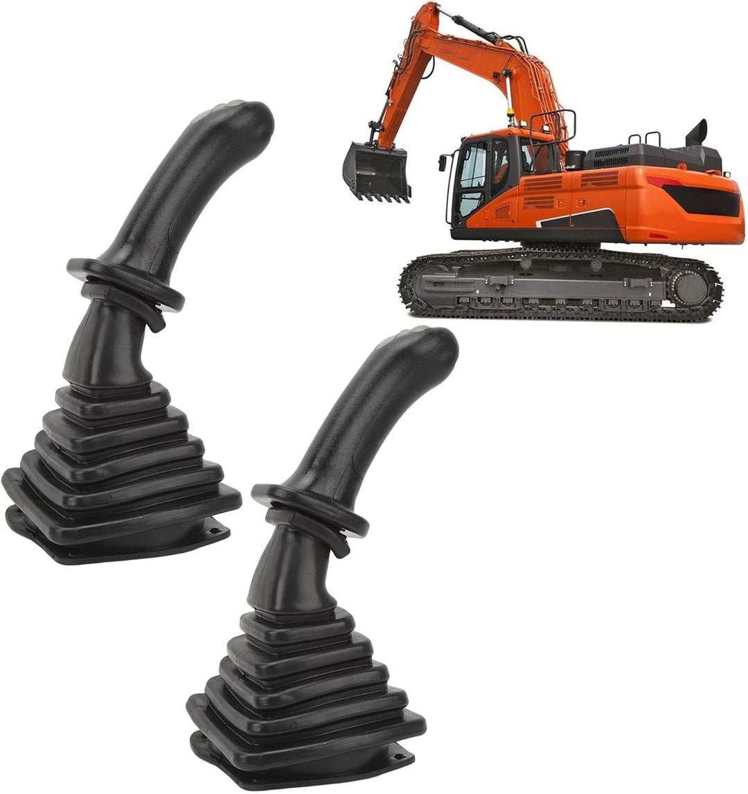 Pyhodi 2 Stück 3-Tasten-Bagger-Joystick-Griffe, Staubschutz-Ersatz für Doosan DH DX150 215 225 300 3