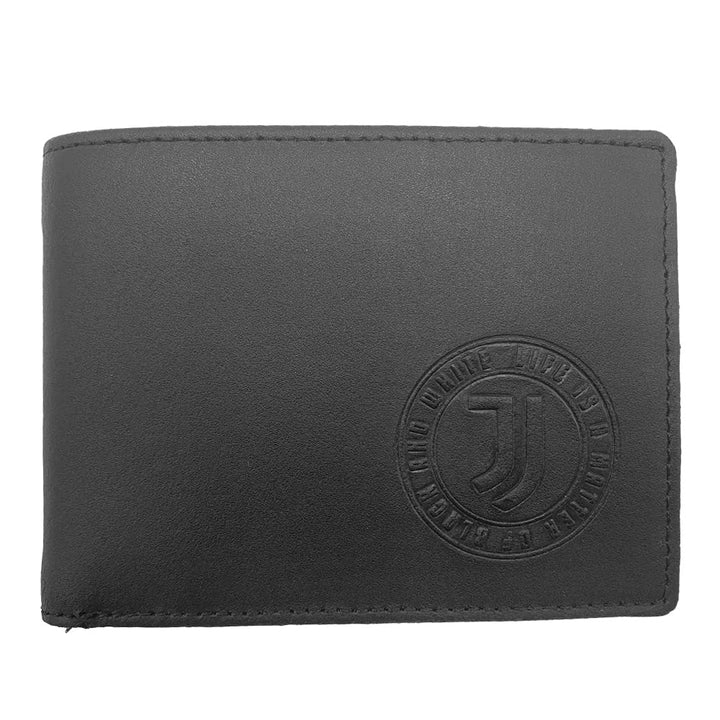 Juventus 133062, Geldbörse aus Leder, offizielles Produkt für Herren, schwarz, 125 x 95 x 30 mm