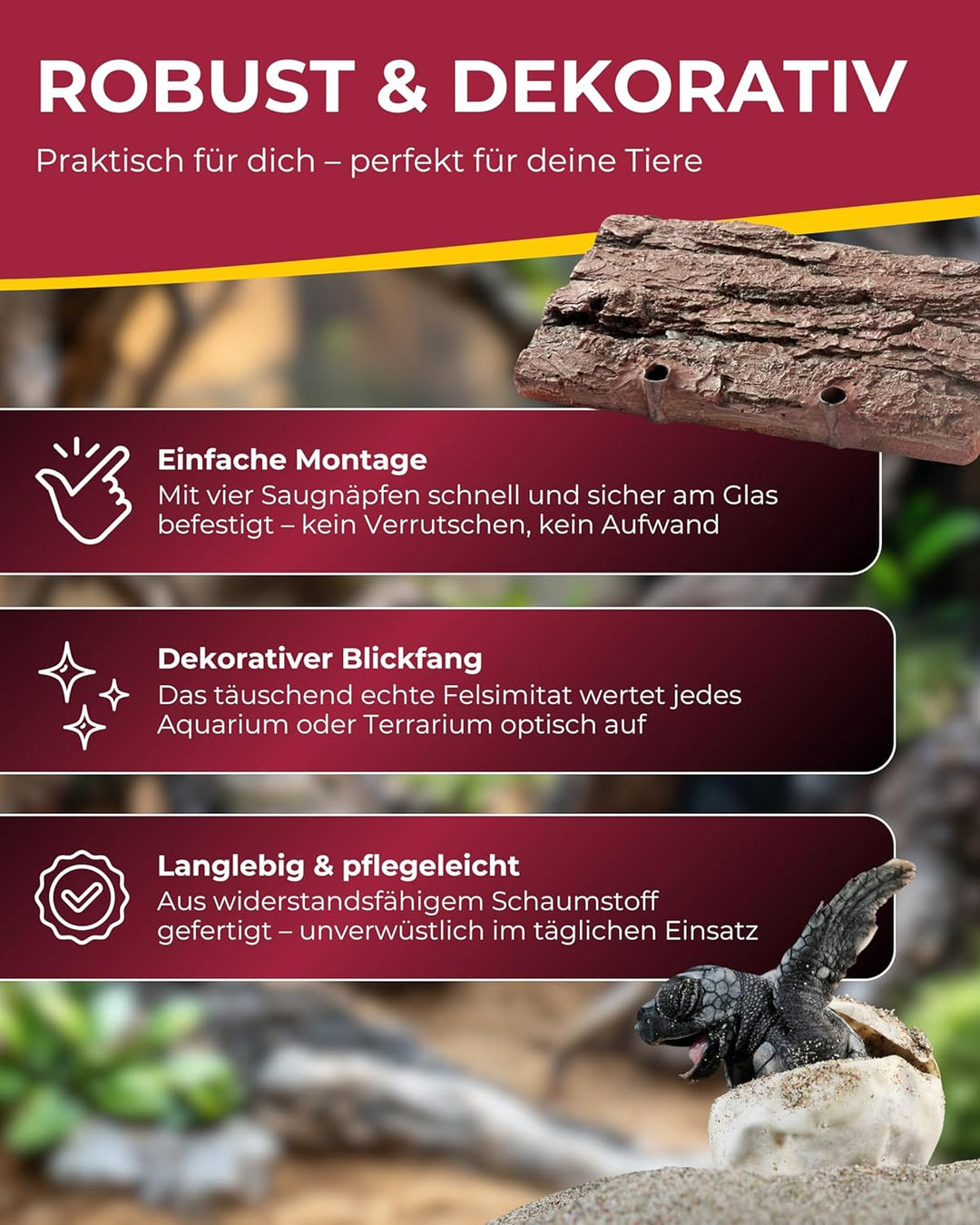 Hobby 35027 Turtle Island 3, 40.5x22 cm (1er Pack) 40,5 x 22 cm, 40,5 x 22 cm