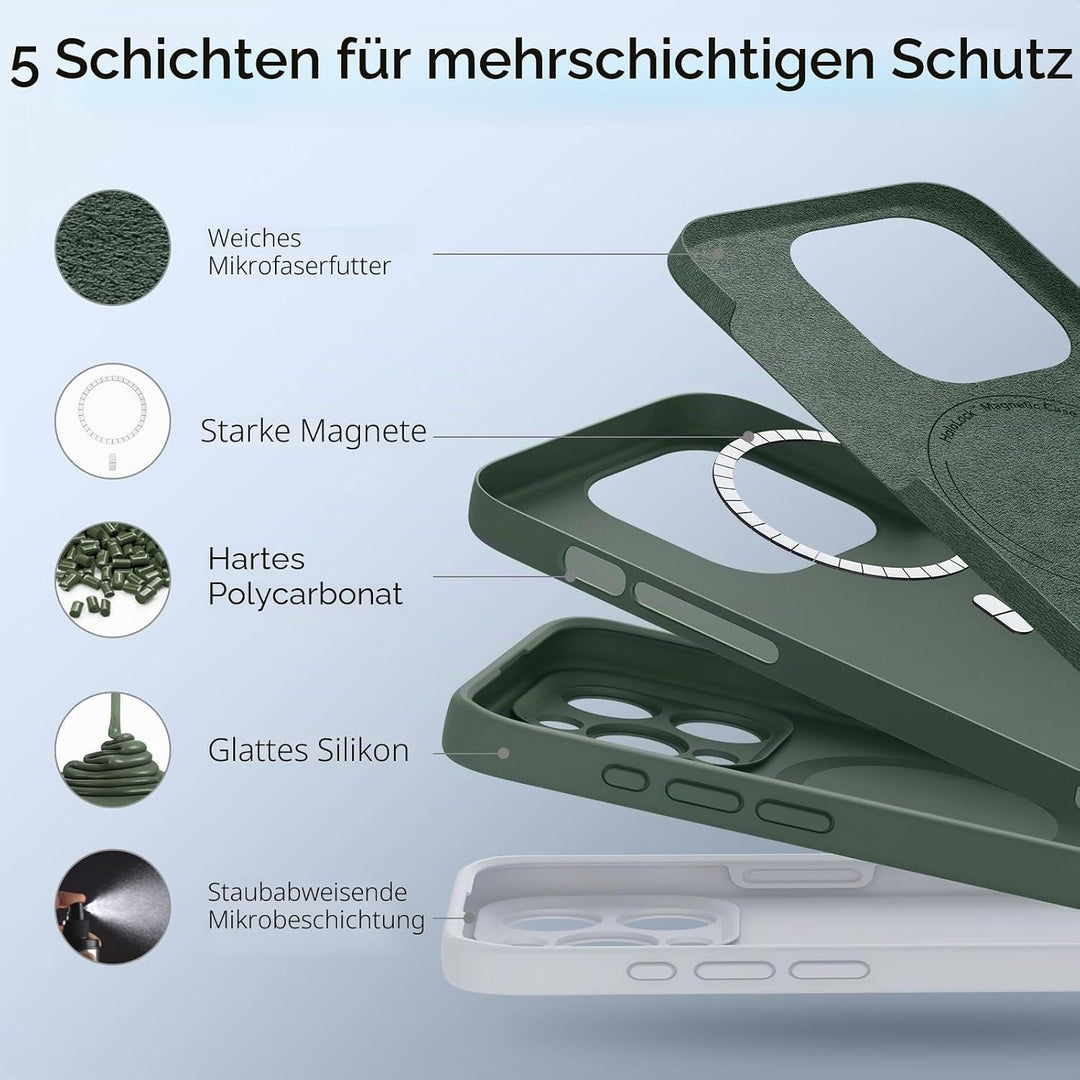 ESR für iPhone 15 Pro Max Hülle, Kompatibel mit MagSafe, Unterstützt Magnetisch Laden, Dünne für iPh
