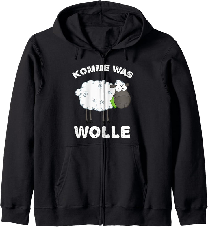 Schaf Wolle Design für Schäfer und Bauern Kapuzenjacke