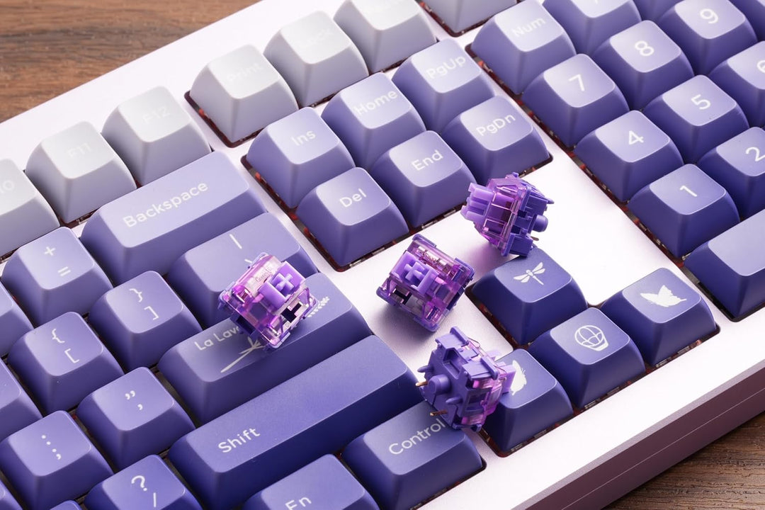 Akko V3 Pro Violett Schalter für Gaming-Tastatur, taktile Schalter, 5-Pin 40gf, staubdichter Schaft,