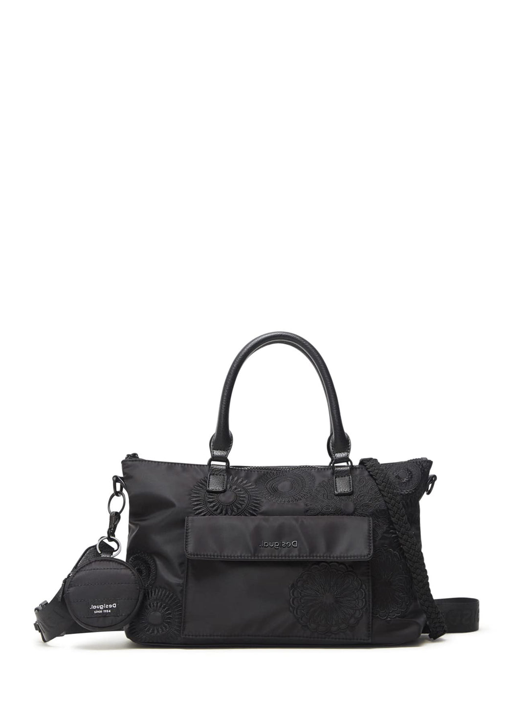 Desigual Damen Bols_mandarala Padua Pc Hand Bag Schwarz, Schwarz