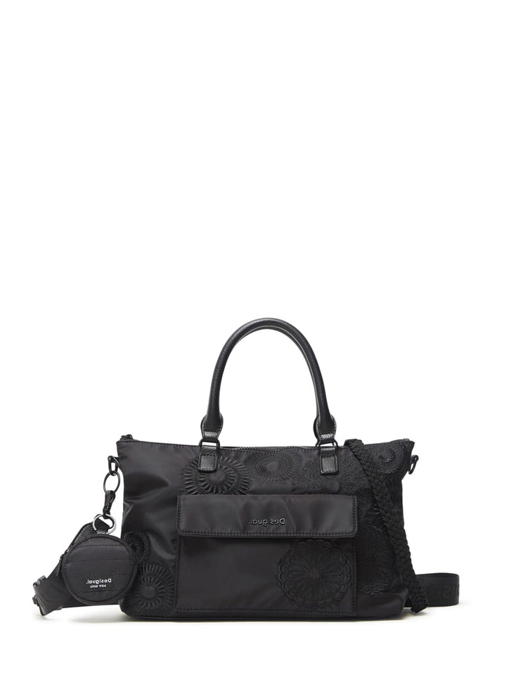 Desigual Damen Bols_mandarala Padua Pc Hand Bag Schwarz, Schwarz