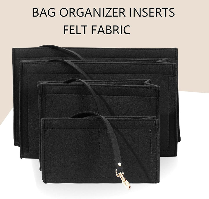 LOUKAYCCI Geldbörsen-Organizer-Einsatz für Dior-Buchtasche, grosse Tascheneinsatz, Premium-Filz-Eins