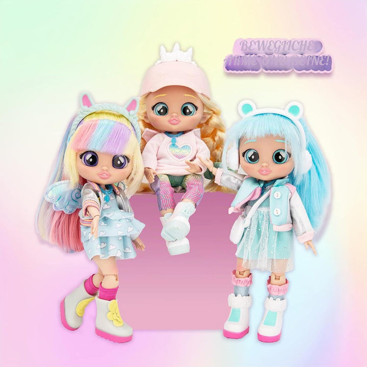 BFF Babys Papageien Stella | Sammlerbare modische Puppe mit Langen Haaren, Stoffkleidung und 9 Zubeh