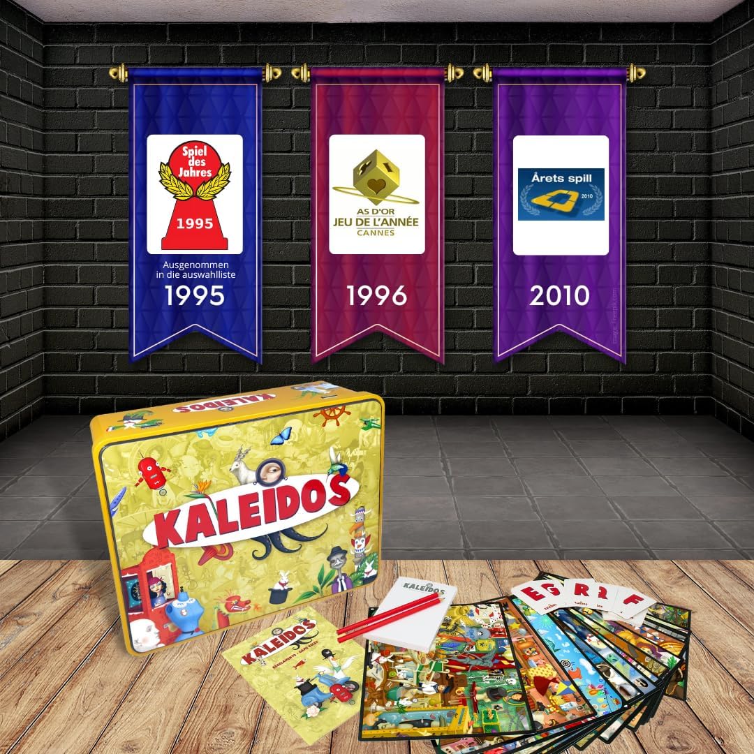 KALEIDOSGAMES Kaleidos - Das Spiel der verborgenen Bilder - Metallbox