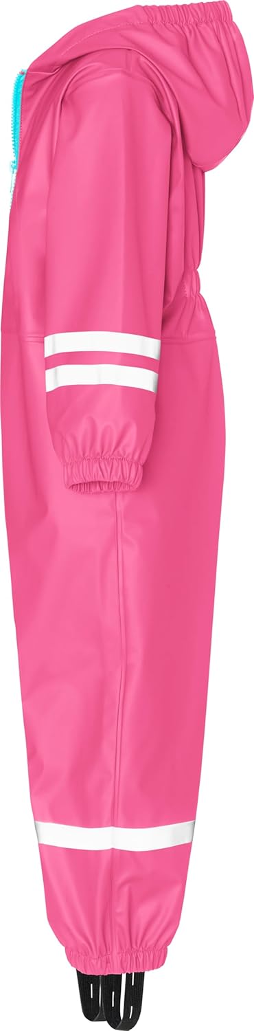 Playshoes Unisex Kinder Regen-Overall Matschanzug Regenbekleidung 92 Rosa, 92 Rosa