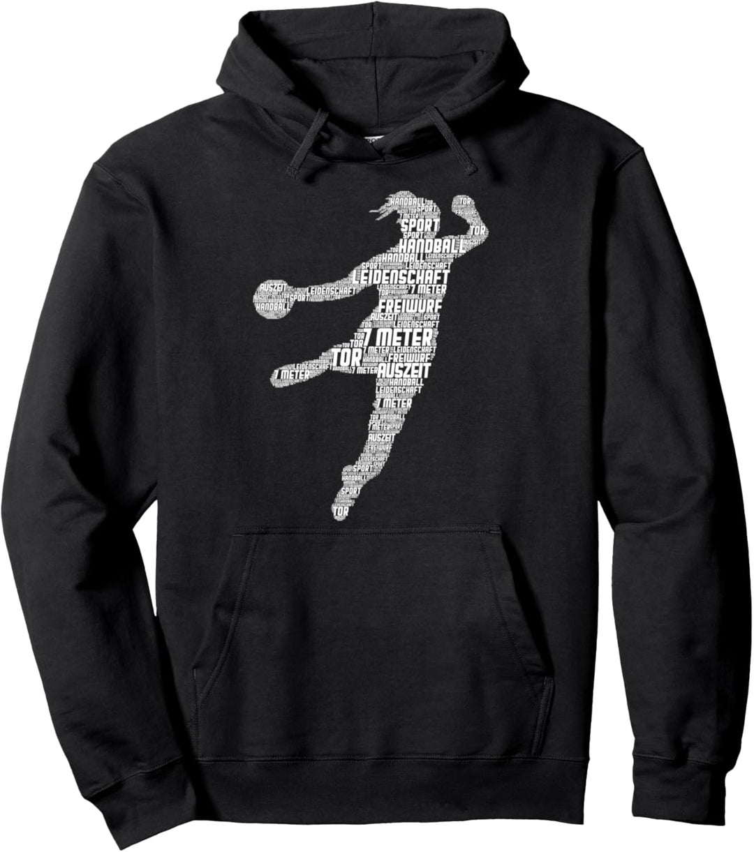 Handball Handballerin Handballspieler Mädchen Frauen Kinder Pullover Hoodie