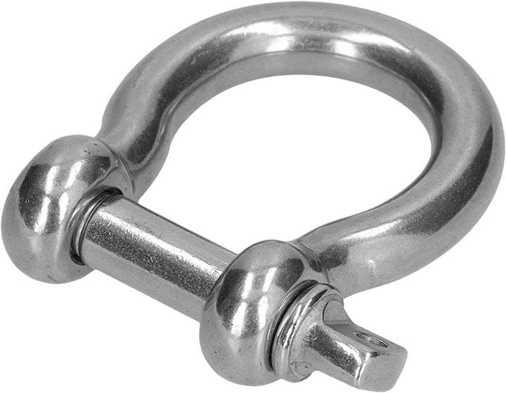 YWBL-WH Schraubstift-Ankerschäkel 304 Edelstahl-Bügelschäkel Ankerschäkel D-Schäkel(10pcs M10), M 10